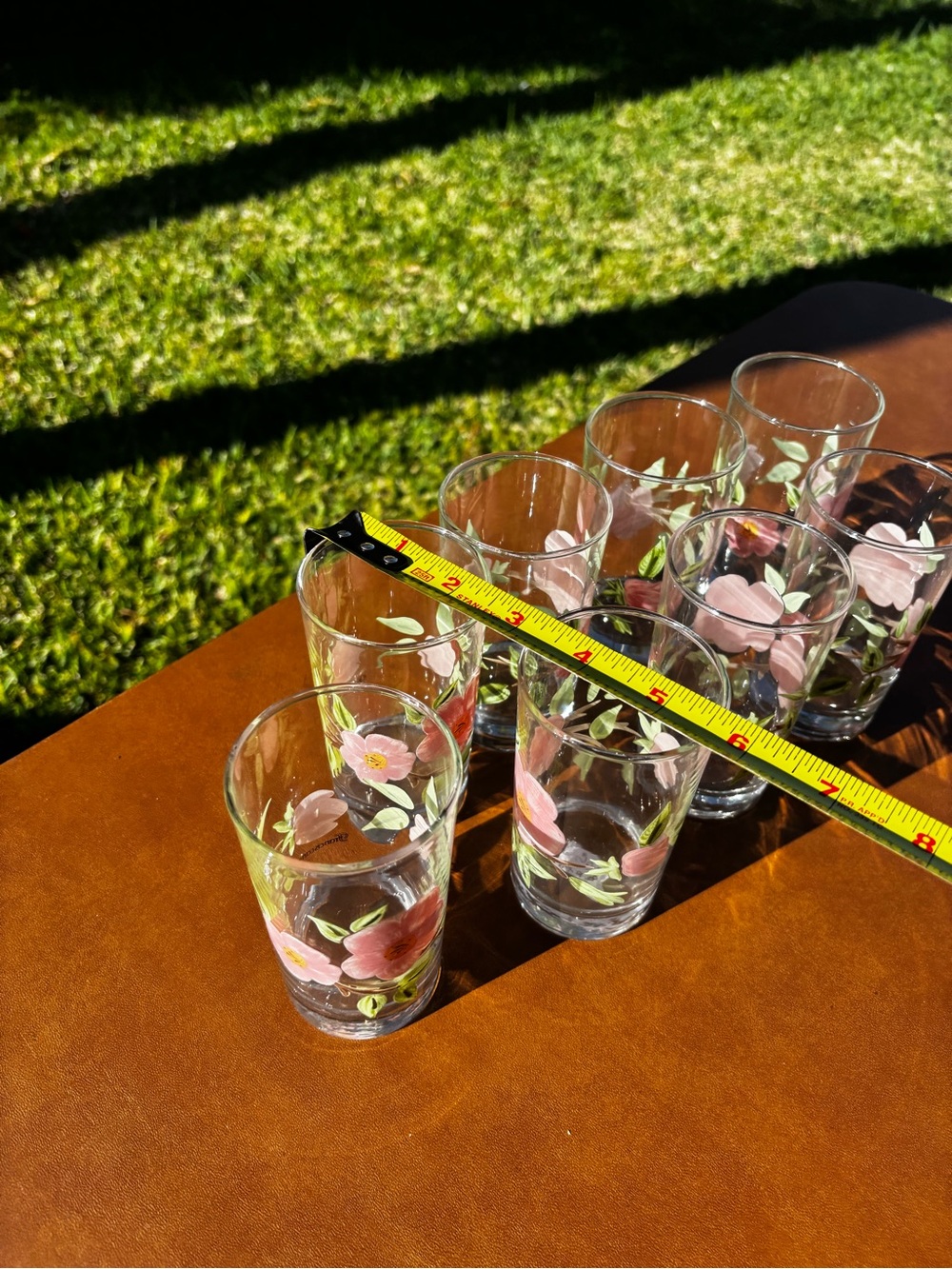 Franciscan Desert Rose Juice Glasses (8) - Picture 4 of 6